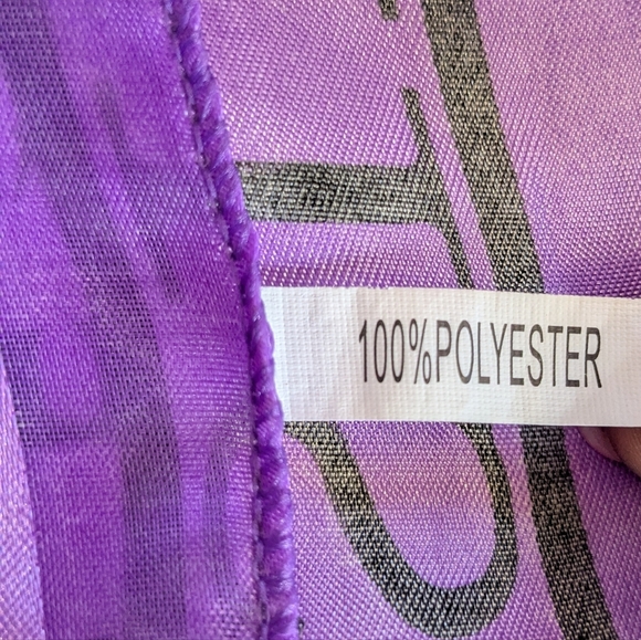 Purple Paris Women's Swim Cover-Up/Scarf. - Picture 9 of 9